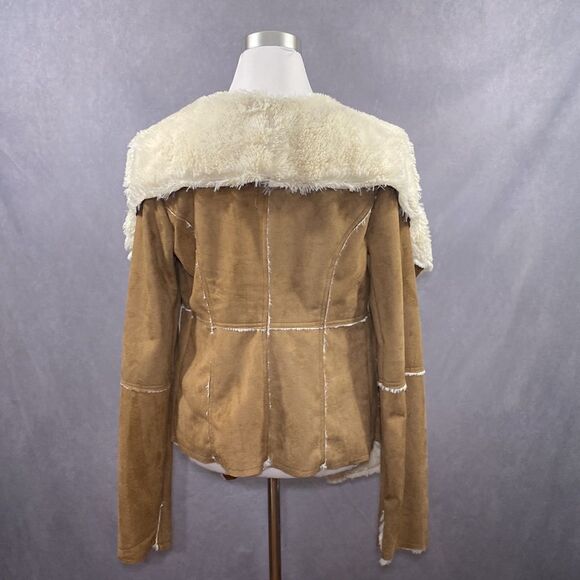 Jane Me Faux Fur Jacket Coat - Picture 2 of 8